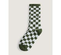 Vans - Calzettoni Checkerboard (1 paio), Uomo, Verde, Taglia: M (38.5-42 )