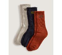 Vans - Calzettoni Classic (3 paia), Uomo, Blu, Taglia: S (34.5-38 )