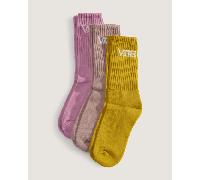 Vans - Calzettoni Classic (3 paia), Uomo, Rosa, Taglia: S (34.5-38 )