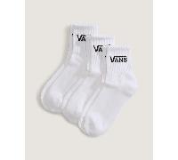 Vans - Calzettoni Classic Half (3 paia), Uomo, Bianco, Taglia: M (38.5-42 )