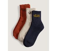 Vans - Calzettoni Classic Half (3 paia), Uomo, Blu, Taglia: L (48-51 )