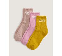 Vans - Calzettoni Classic Half (3 paia), Uomo, Rosa, Taglia: S (34.5-38 )