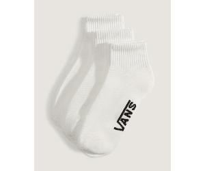 Vans - Calzettoni Classic Quarter (3 paia), Uomo, Bianco, Taglia: L (42.5-47 )