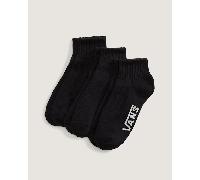 Vans - Calzettoni Classic Quarter (3 paia), Uomo, Nero, Taglia: M (38.5-42 )