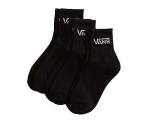 Vans - Calzini unisex classici a mezza gamba, Nero, M