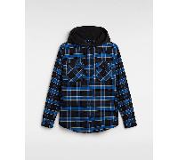 Vans - Camicia a maniche lunghe con cappuccio Parkway, Uomo, Nero, Taglia: XS