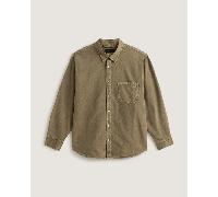 Vans - Camicia a maniche lunghe Lawson Seersucker Pigment, Uomo, Beige, Taglia: S