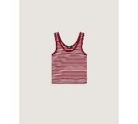 Vans - Canotta a righe Lilly, Donna, Rosso, Taglia: S
