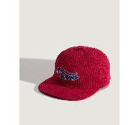 Vans - Cappellino jockey Wavy Script, Uomo, Rosso, Taglia: Taglia unica