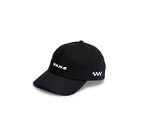 Vans Bill Jockey Curvo con Motivo a Quadri, Nero, Taglia Unica, Nero, Taglia Unica