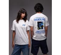 Vans - Chaos - T-shirt bianca con grafica stampata sul retro-Bianco S