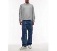 Vans - Check-5 - Jeans larghi color blu slavato con stampa mimetica W76cm