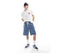 Vans - Check-5 - Pantaloncini di jeans larghi lavaggio blu medio W86cm