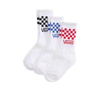 Vans - Classic Check Crew Junior Bianco - Calze e collant 31 - 34 Bianco