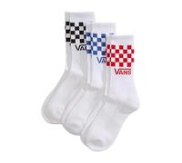 Vans Classic Check Crew Calzini, Bianco, S Uomo