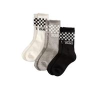 Calze Vans Classic Check Crew grigio nero bianco (3 paia) - S