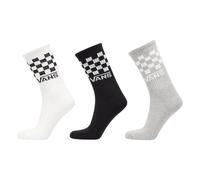 Vans Classic Check Crew logo, Nero/Bianco, M, Nero/Bianco, M
