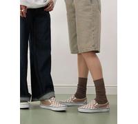 Vans Classic - Colour Theory - Sneakers senza lacci tortora a scacchi-Marrone 44