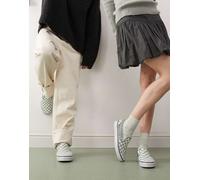 Vans Classic - Colour Theory - Sneakers senza lacci verde chiaro a scacchi 47