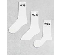 Vans Classic - Confezione da 3 paia di calzini bianchi-Bianco 46.5-50
