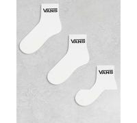 Vans - Classic - Confezione da 3 paia di calzini corti bianchi-Bianco 38-40