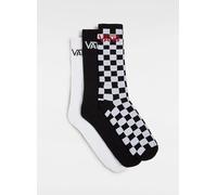 Vans Classic Crew 3er Pack Socken 2025 Black/White