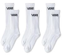 Vans Classic Crew Calze da Uomo, Bianco (White), 42.5-47, Confezione da 3