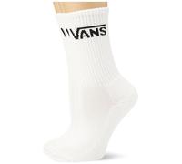 Vans Classic Crew (US 6.5-10, 3-Pack) Calze Uomo, White-Black, Taglia Unica Donna