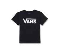 Vans Classic Drop V SS Crew Tee-B, Bianco e Nero, 10 Anni