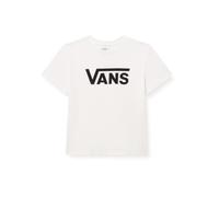 Vans Classic Drop V SS Crew Tee-B, Bianco e Nero, 8, Bianco e Nero, 8-10 Anni