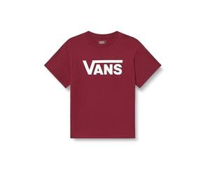 Vans Classic Drop V SS Crew Tee-B, Bordeaux e Bianco, 14 Anni
