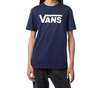 Vans Classic Drop V SS Crew Tee-b T-Shirt, Navy e Bianco, L Uomo