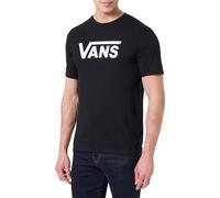 Vans Classic Drop V SS Crew Tee-b T-Shirt, Nero/Bianco, M Uomo