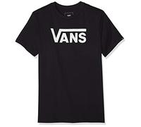 Vans Classic Kids, T Shirt Bimbo 0 24, Nero (Black White Grey Melange), 6-7 anni
