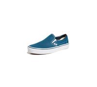 Vans Classic Slip-on Canvas, Scarpe da Ginnastica Unisex - Adulto, Navy Shoe White Sole, 43 EU