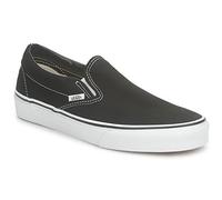 Vans Classic Slipon Black White Canvas Mens Trainers Size 9 UK