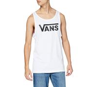 Vans Classic Tank T-Shirt, Bianco (White-Black Yb2), Medium Uomo