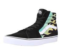 Vans Classic, Unisex - Scarpe Sportive per Bambini - Skateboarding, Glow Flame Black White, 43 EU