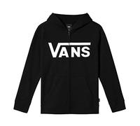 Vans Classic Zip Hoodie II Boys Cappuccio, Nero (Black/Fwhite Y28), Large Bambino