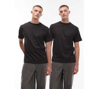 Vans - Confezione da 2 t-shirt vestibilità classica nere-Nero S