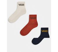 Vans - Confezione da 3 calzini corti color neutro multicolore 46.5-50
