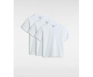 Vans - Confezione multipack di t-shirt basic bianche-Bianco M