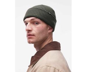 Vans - Core - Berretto basic verde oliva scuro con risvolto One Size