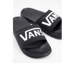 Vans - Costa - Sliders nere con logo-Nero 39