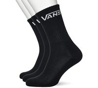 Vans Crew (US 1-6, 3-Pack) Calze Uomo, Black 2, One Size Unisex-Bambini