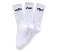 Vans Crew (Us 9-13, 3-Pack) Calzini, Bianco, Taglia Unica Uomo