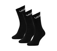 Vans Crew (Us 9-13, 3-Pack) Calzini, Nero 2, Taglia Unica Uomo
