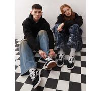 Vans - Cruze 3.0 - Sneakers in camoscio nere e bianche-Nero 40