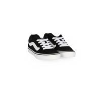 Vans Donna Caldrone Sneaker Halbschuh In Camoscio VN0A2Z4ABA21 Nero Bianco