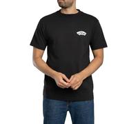 Vans Uomo Maglietta con Logo Posteriore Double Standard, Black/White, XXL